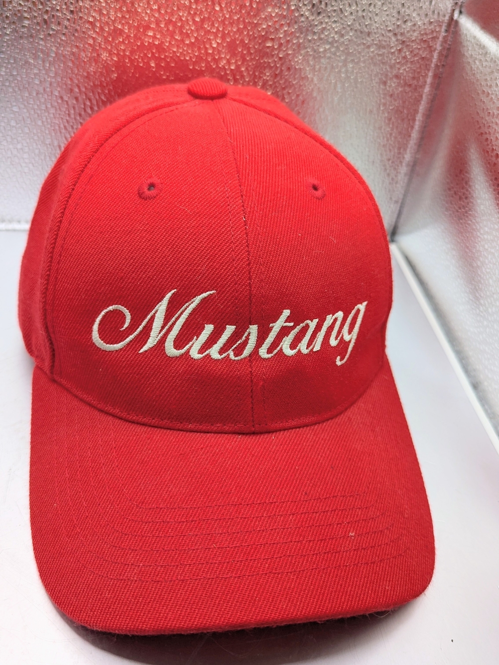 Lids Mustang Red Baseball Cap Like New